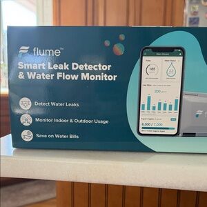 Smart Leak Detector & Water Flow Monitor - Blue